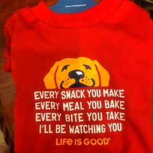 Life is Good. Doggie tshirt